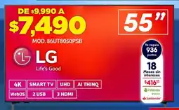 Soriana Híper LG Smart TV 55" oferta