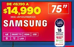 Soriana Híper Samsung Smart TV 75" oferta