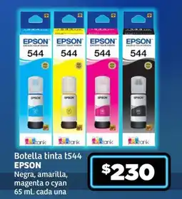 Soriana Híper Epson 544 tinta oferta