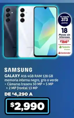 Soriana Híper Samsung Galaxy A16 oferta