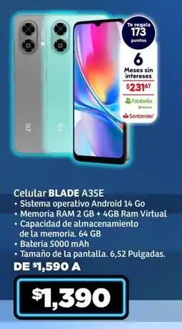 Soriana Híper Blade A325E celular oferta