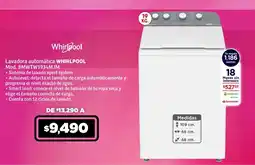 Soriana Híper Whirlpool Lavadora automática oferta