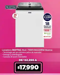 Soriana Híper Maytag lavadora oferta