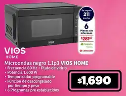 Soriana Híper VIOS microondas 1.1p3 oferta