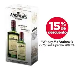 Zorro Mc Andrew's whisky + pacha oferta