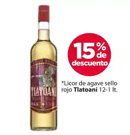 Zorro Tlatoani licor de agave sello rojo oferta