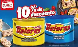 Zorro Dolores atún aceite y agua inst oferta