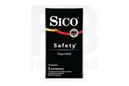 Farmacias Bazar PRESERVATIVO SICO SAFETY 3 PIEZAS oferta
