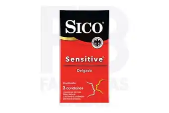 Farmacias Bazar PRESERVATIVO SICO SENSITIVE 3 PIEZAS oferta