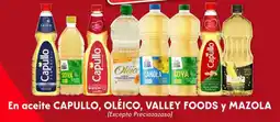 Soriana Híper En aceite capullo, oléico, valley foods y mazola oferta