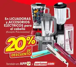 Soriana Híper En licuadoras y accesorios eléctricos para el cabello oferta