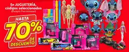 Soriana Híper En juguetería, códigos seleccionados oferta