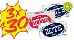 Soriana Mercado Zote jabon oferta