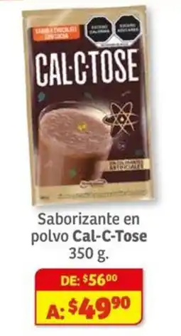 Soriana Mercado Cal-C-Tose saborizante en polvo oferta
