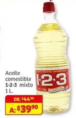 Soriana Mercado 1-2-3 aceite comestible oferta