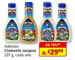Soriana Mercado Clemente Jacques aderezo oferta
