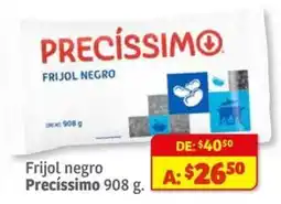 Soriana Mercado Precíssimo frijol negro oferta