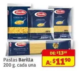 Soriana Mercado Barilla pastas oferta
