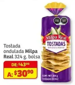 Soriana Mercado Milpa Real tostada ondulada oferta