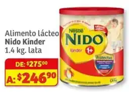 Soriana Mercado Nido Kinder 1+ oferta
