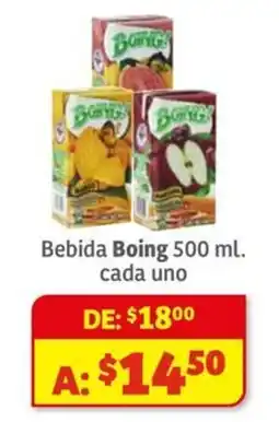 Soriana Mercado Boing bebida oferta