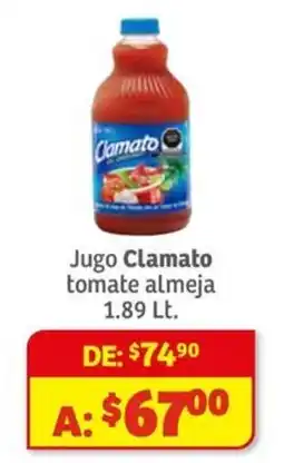Soriana Mercado Clamato jugo tomate almeja oferta