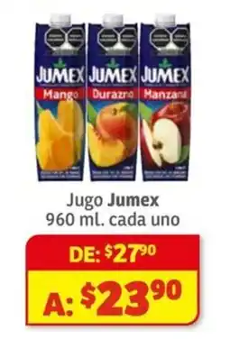 Soriana Mercado Jumex jugo oferta