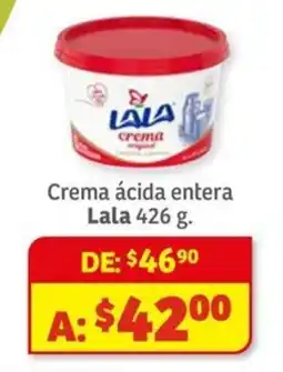 Soriana Mercado LALA Crema ácida entera oferta