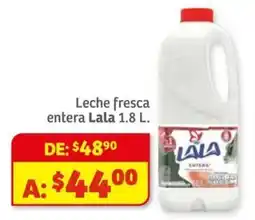 Soriana Mercado LALA Leche fresca entera oferta