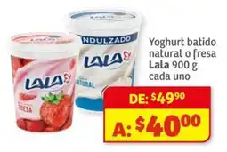 Soriana Mercado LALA yoghurt batido oferta