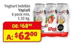 Soriana Mercado Yoplait yoghurt bebible oferta