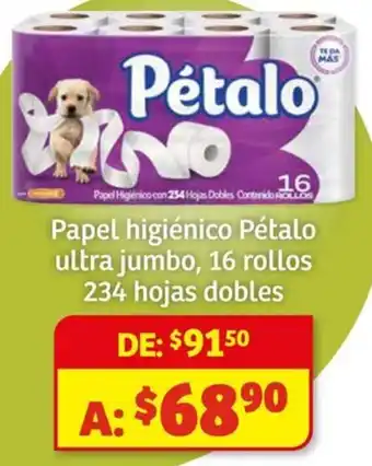 Soriana Mercado Pétalo papel higiénico ultra jumbo oferta