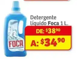 Soriana Mercado Foca detergente líquido oferta