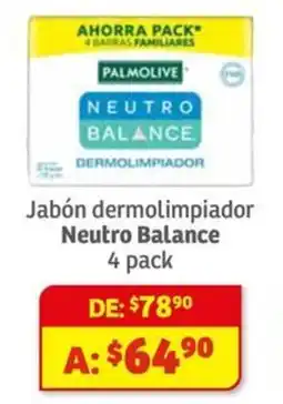 Soriana Mercado Palmolive Neutro Balance jabón dermolimpiador oferta
