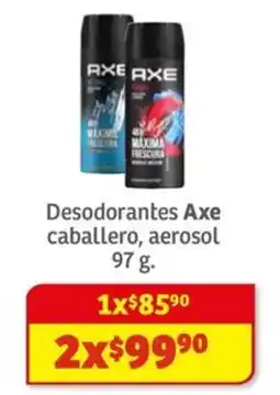 Soriana Mercado Axe desodorantes caballero oferta