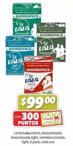 Soriana Mercado LALA leche oferta