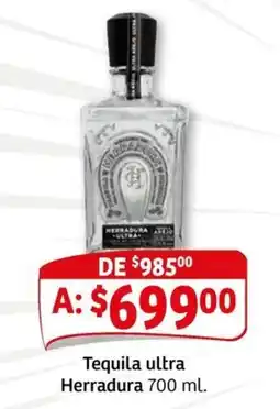 Soriana Mercado Herradura tequila ultra oferta