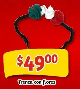 Soriana Mercado Trenza con flores oferta