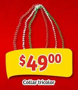 Soriana Mercado Collar tricolor oferta