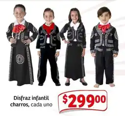 Soriana Mercado Disfraz infantil charros oferta