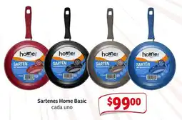 Soriana Mercado Home Basic sartenes oferta