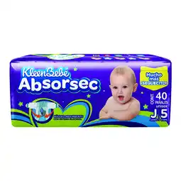 Farmacias YZA Kleenbebe Absorsec Jumbo 40 Pzas oferta