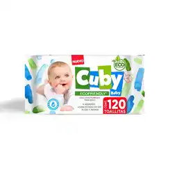 Farmacias YZA Cuby Baby Toallas Humedas Bebe 120 Pzas oferta