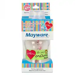 Farmacias YZA Biberón Mayware Cuello Ancho oferta