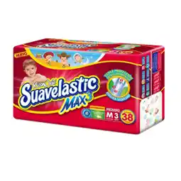Farmacias YZA Suavelastic Pañal Max Med C 38 oferta