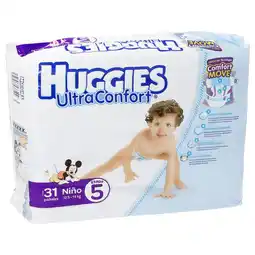 Farmacias YZA Huggies Ultraconfort Etapa 5 Nino C/31 oferta