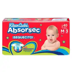 Farmacias YZA Pañal Absorsec Mediano C/40 oferta