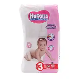 Farmacias YZA Pañales Huggies Etapa 3 Ultraconfort Niña C/36 oferta