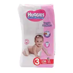 Farmacias YZA Pañales Huggies Etapa 3 Ultraconfort Niña C/36 oferta