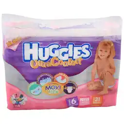 Farmacias YZA Pañal Huggies Ultraconfort Etapa 6 Niña C/31 oferta